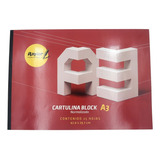 Block Dibujo Cartulina A3 Normalizado Rayter Con 25 Hojas