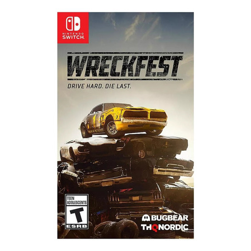 Wreckfest Drive Hard Nintendo Switch Físico