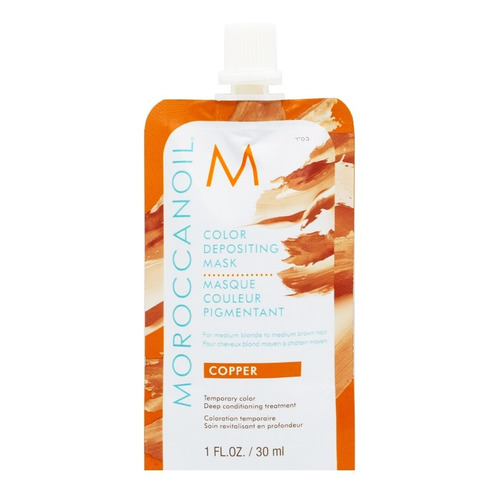 Moroccanoil Máscara Color Temporal Nutritiva Copper 30ml