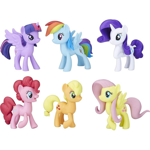 Mi Pequeño Pony La Amistad Es Mágica. Colección 6 Figuras