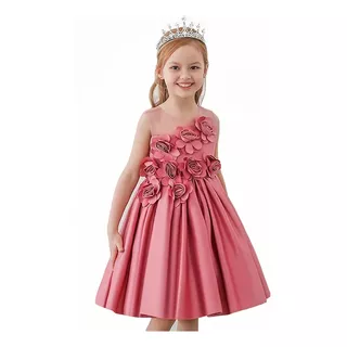 Vestido Fiesta Niña Bebé Elegante Princesa Boda 3 A 11años