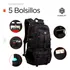 Mochila Urbana Notebook Anti Robo Hardley Impermeable Color Negro