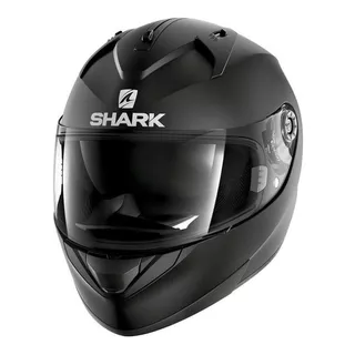 Casco Para Moto Integral Shark Ridill  Black Mat  Blank Mat Talla M 
