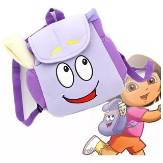 Mochila Dora La Exploradora Bag Aventura Color Violeta