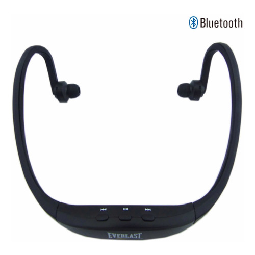 Audifono Sport Bluetooth Everlast Head Rock Modelo Ev6826. Color Negro Color de la luz NA