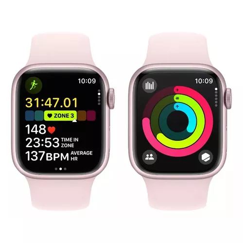 Comprar Apple Watch Series 9 GPS + Cellular • Caixa rosa de