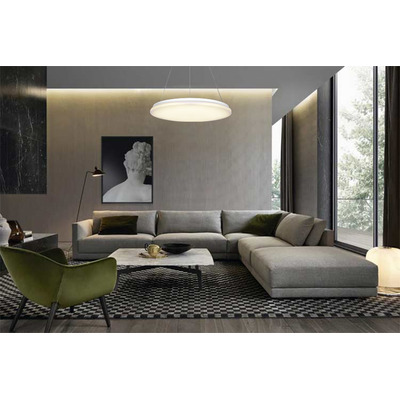 Colgante Led Sintra Blanco Control Remoto 45w Moderno Lk