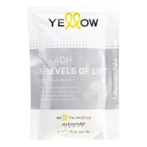 Alfaparf Yellow Bleach 9 Levels Of Lift Polvo Decolorante 50grs