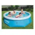 Pileta inflable redonda Bestway Fast Set 57265 de 2.44m x 66cm 2301L azul caja