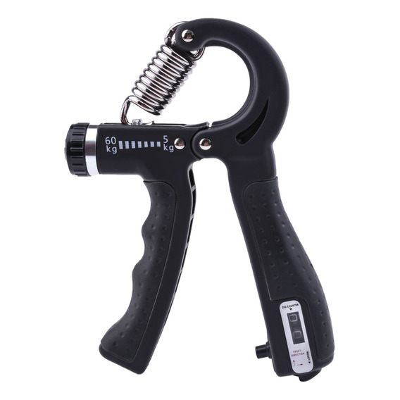 Hand Grip Ejercitador De Mano Antebrazo 60kg Con Contador Skyd Negro