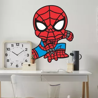 Vinil Decorativo Infantil Spiderman 70 Cm X 79 Cm