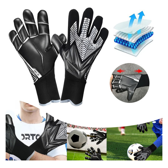 Guantes De Portero De Fútbol Con Protección De Dedos