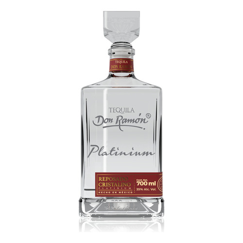 Tequila Don Ramón Reposado Cristalino Platinium 750ml