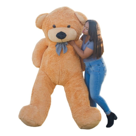 Oso Peluche Jumbo 2 Metros Grande Gigante Miel + Regalo 