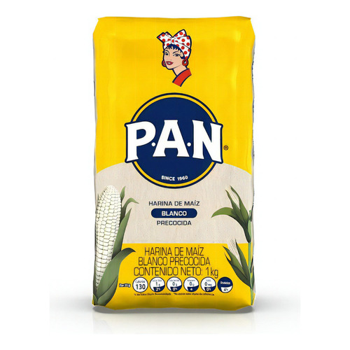 Harina De Maíz Pan Blanco