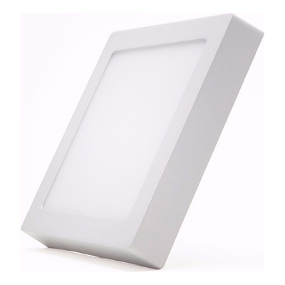 Panel Led De Plafon Aplique Macroled 18w Cuadrado 220v