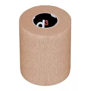Venda Deportiva/medicinal D3 Tape Bandagem Elástica Autoaderente D3 - 7,5cm X 5m Color Beige 7.5cmx5m 