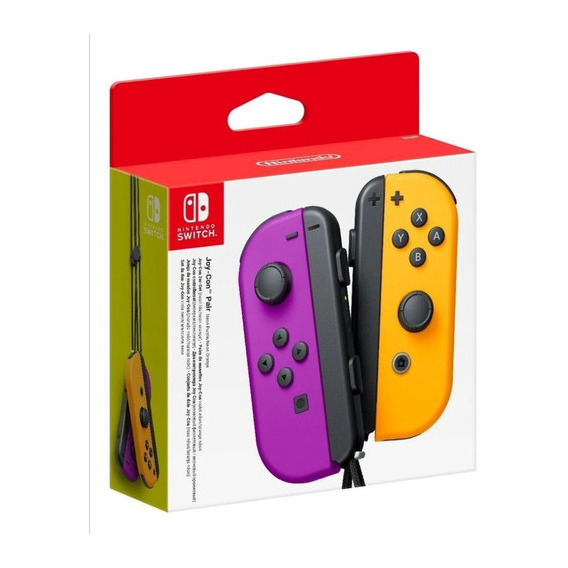 Joy-con Color Neon Purple/ Neon Orange Originales Y Nuevos