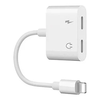 Adaptador Lightning A Audio Y Cargador 2 En 1 iPhone Apple