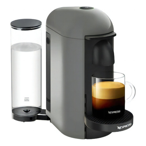 Cafetera Nespresso VertuoPlus GCB2 automática grey para cápsulas monodosis 120V