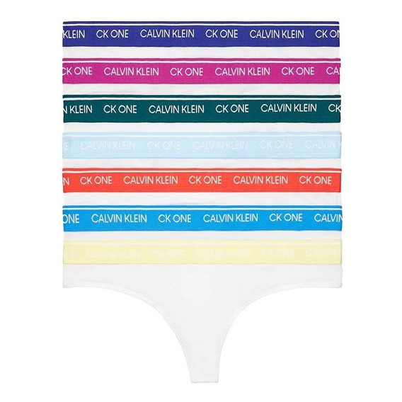 Tanga Calvin Klein  Dama Original 7 Piezas