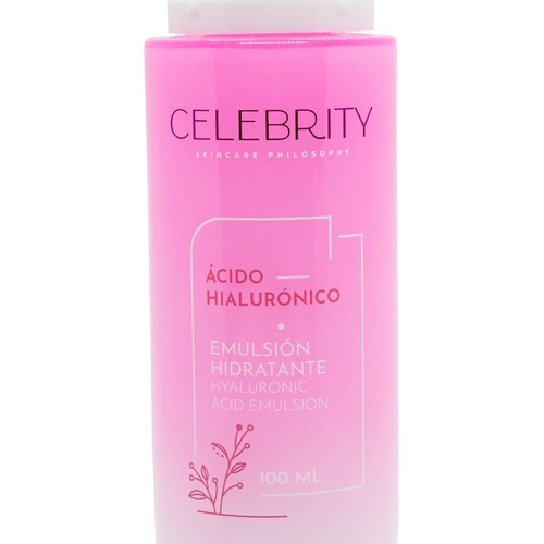 Celebrity Crema Emulsión Ácido Hialurónico Hidratante X100ml Tipo de piel Todo tipo