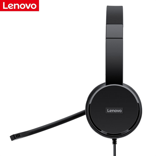 Audífonos / Diadema Usb Profesional Lenovo 100 Con Micrófono