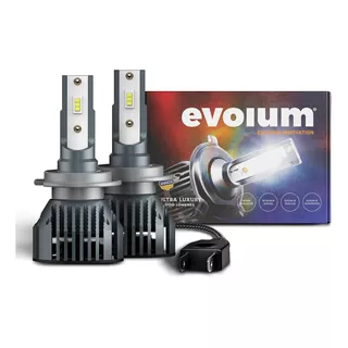 Auto Faros Led Evolum Kit Auxiliares C19 H1 H3 H7 9005 9006