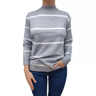 Sweater Abrigo Bremer Rayado Clasico