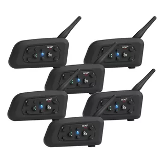 Intercomunicador Ejeas V6 Pro 1200mts Bluetooth Pack X6