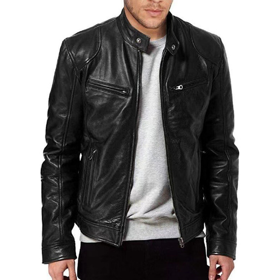 Auxamy Chaqueta Biker Para Hombre Para Hombre Rompevientos