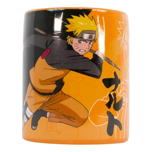Taza Coleccionable Kunai Naruto Jumbo Geek Industry 460 Ml Color Naranja