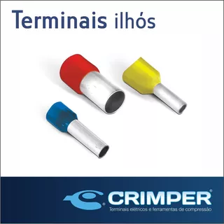Terminais Elétricos Tubular 1,5mm 2,5mm E 4mm Crimper