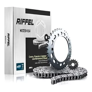 Kit Relação/transmissão Xtz 150cc Crosser C/retentor Riffel 
