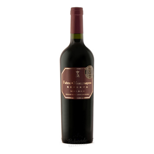 Vino Tinto Argentino Fabre Montmayou Malbec Reserva 750 Ml.