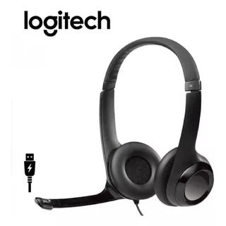 Audífonos Logitech H390 Usb Con Micrófono Control Volumen 