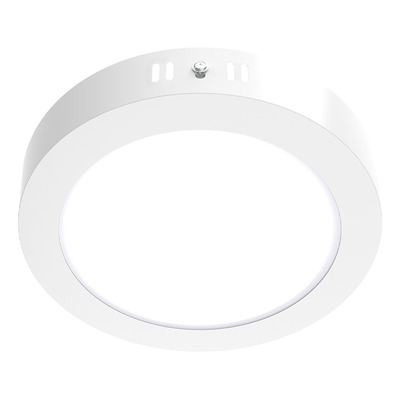 Plafon Led 12w Blanco Redondo Blanco Calido X6 Blanco