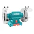 Amoladora De Banco Total 350w - Piedras De 8 Pulgadas, 200mm, 2.950rpm - Incluye 1 Set De Protectores Transparentes - TBG35020