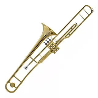 Trombone De Pisto Em Bb Si Bemol Laqueado Antonella