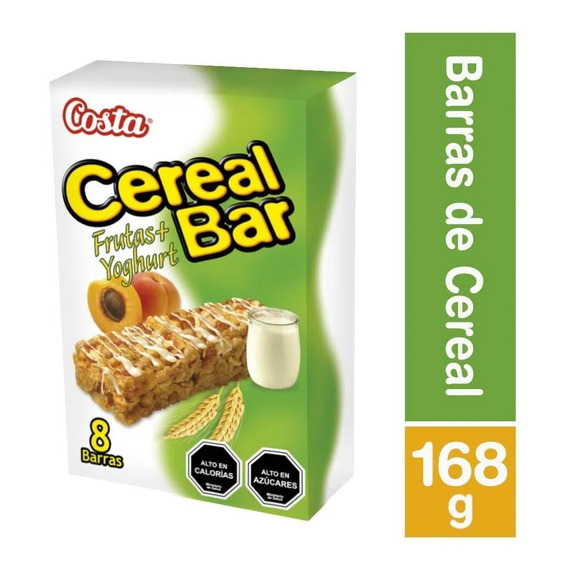 Pack Barra Cereal Costa Cereal Fruta+yoghurt 8 Un De 21 G