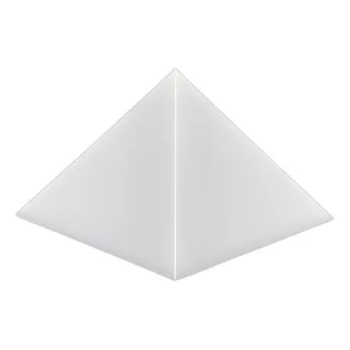 Molde De Pirâmide Queops Polietileno (10cm X 6cm) Cor Branco