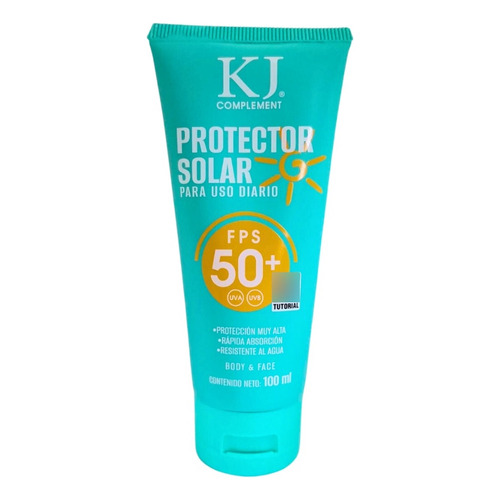 Protector Solar Fps 50 Facial Y Corporal Textura Ligera Kj