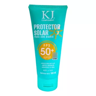 Protector Solar Fps 50 Facial Y Corporal Textura Ligera Kj