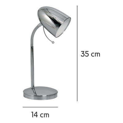 Velador De Mesa Escritorio Focus Lampara E27 Apto Led Deco