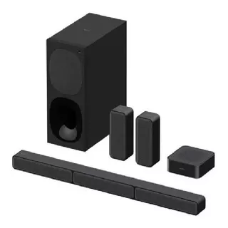 Barra De Sonido Sony 5.1 Con Effecto Sonido Real Ht-s40r Color Negro