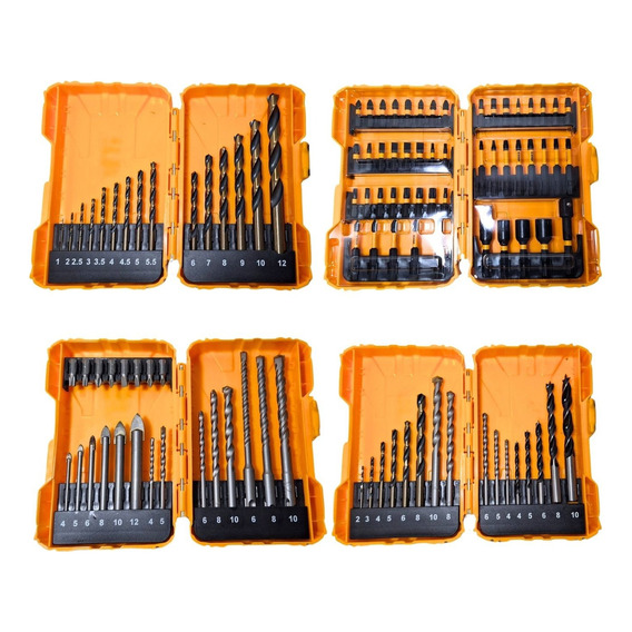 Set De Brocas Mixtas Pack Completo Ingco Cos23045