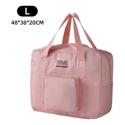 Bolso Viaje Plegable Apto Cabina Rosa Imoermeable