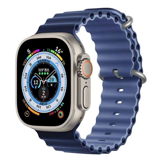 Correa Pulso Manilla Ocean Para Apple Watch 42 44 45 Ultra