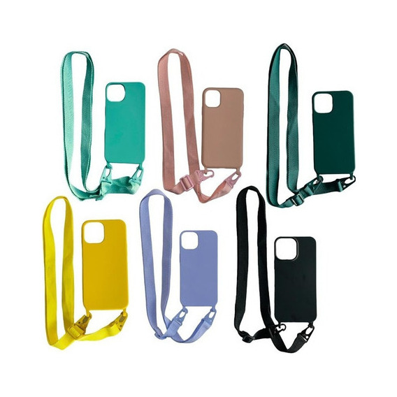 Carcasa Para iPhone 14 Normal Colgante Ajustable Color