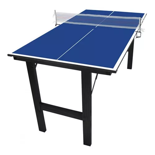 Mini mesa de ping pong Klopf 1003 fabricada em MDP cor azul